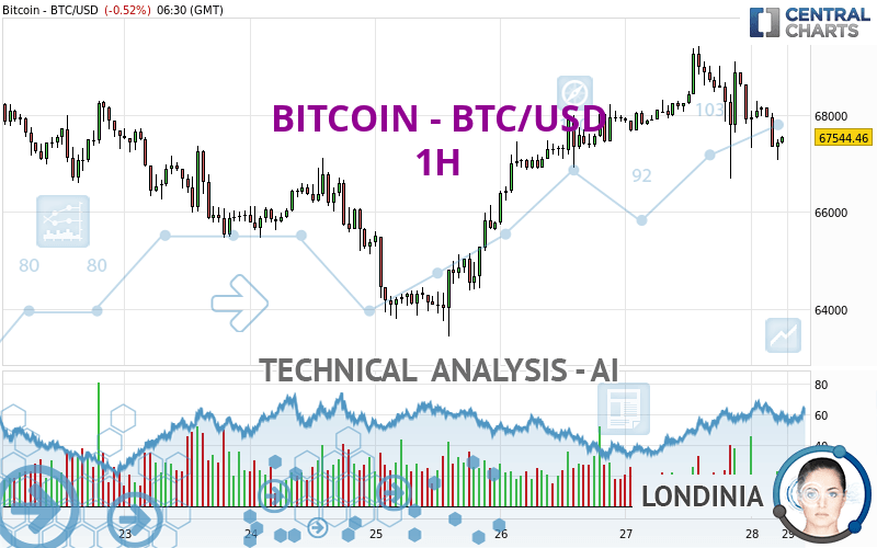 BITCOIN - BTC/USD - 1 Std.