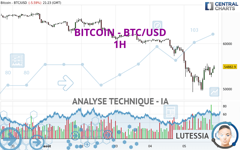 BITCOIN - BTC/USD - 1 Std.