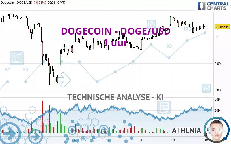 DOGECOIN - DOGE/USD - 1 Std.