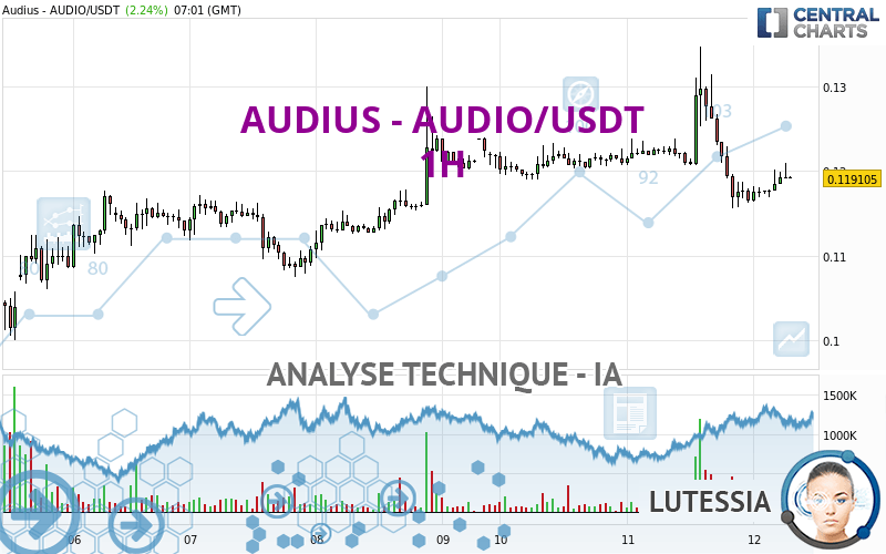 AUDIUS - AUDIO/USDT - 1 uur