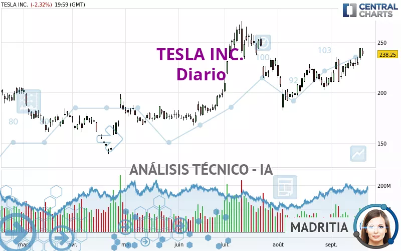 TESLA INC. - Journalier