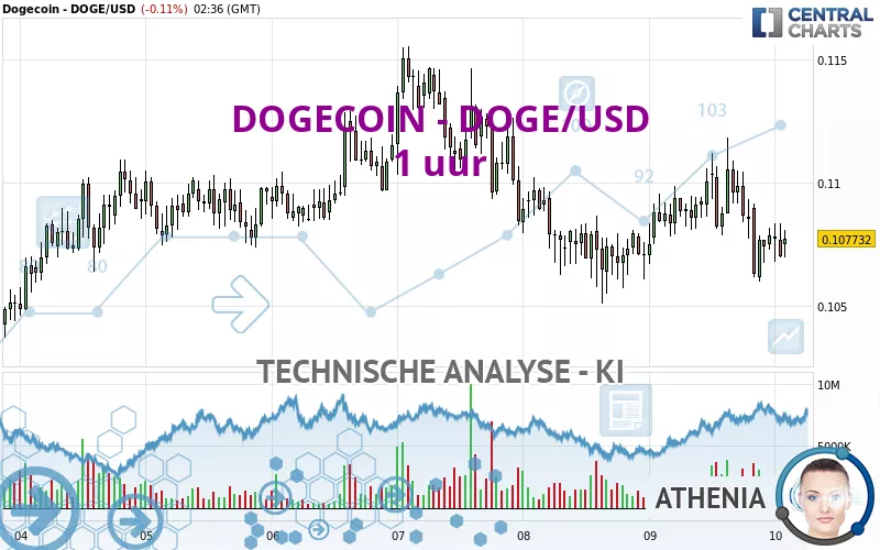 DOGECOIN - DOGE/USD - 1 uur