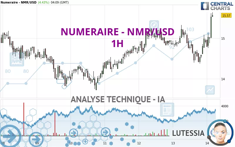 NUMERAIRE - NMR/USD - 1H