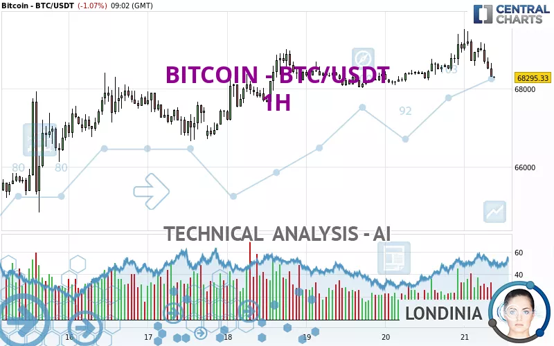 BITCOIN - BTC/USDT - 1 Std.