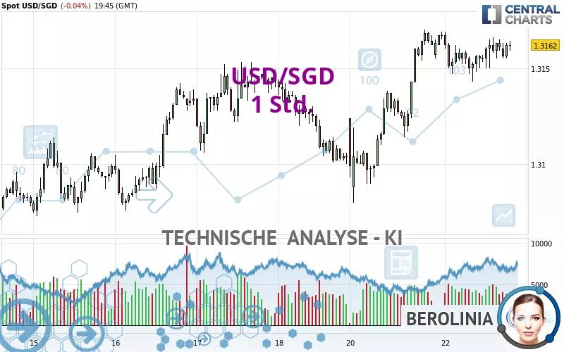 USD/SGD - 1H