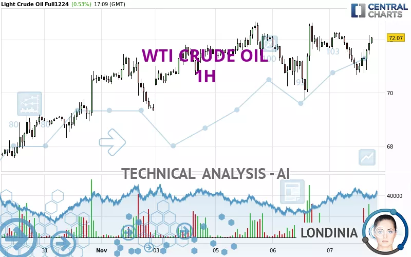 WTI CRUDE OIL - 1H