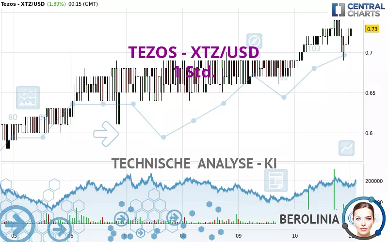 TEZOS - XTZ/USD - 1 Std.