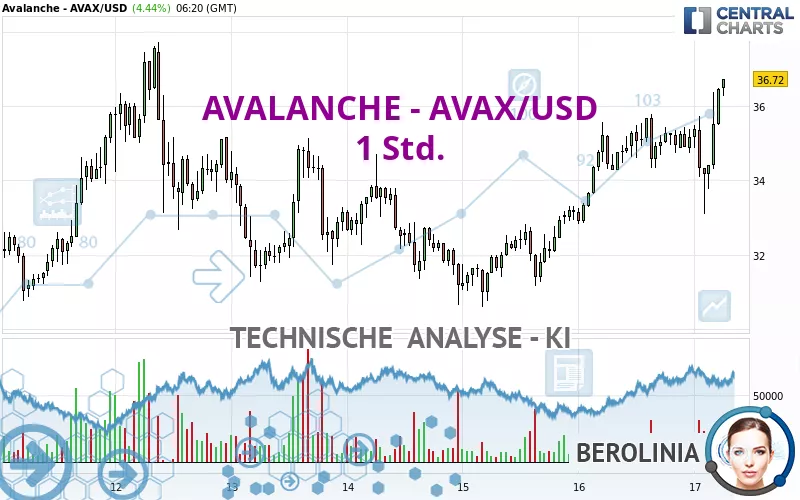 AVALANCHE - AVAX/USD - 1 Std.