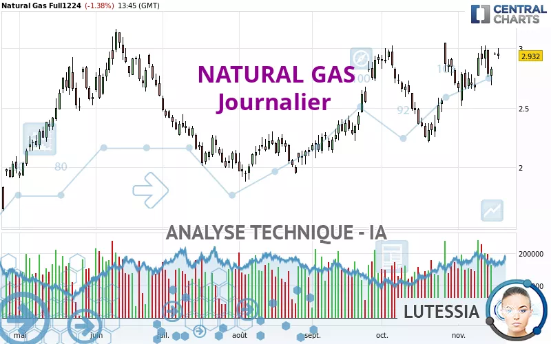 NATURAL GAS - Journalier