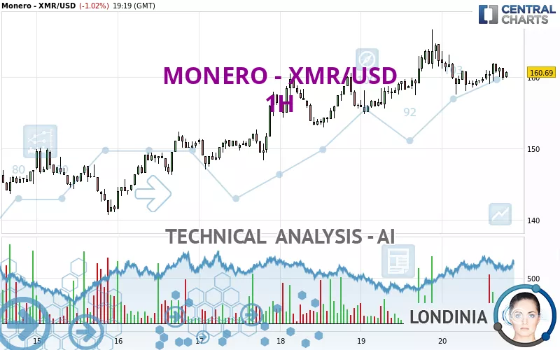 MONERO - XMR/USD - 1H