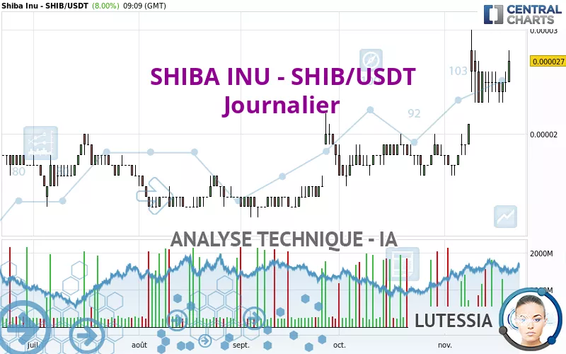 SHIBA INU - SHIB/USDT - Journalier