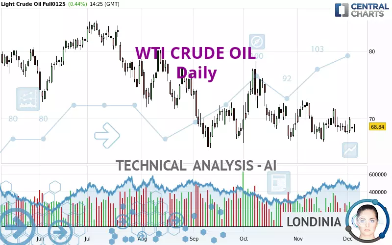 WTI CRUDE OIL - Journalier