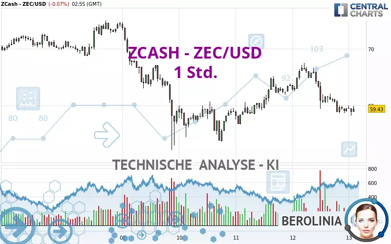 ZCASH - ZEC/USD - 1 Std.