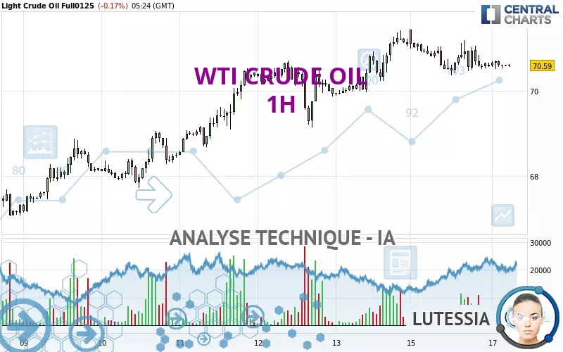 WTI CRUDE OIL - 1H