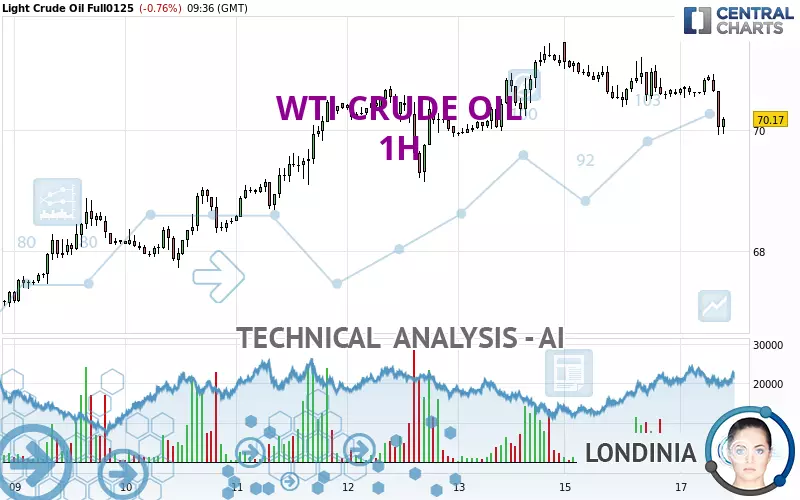 WTI CRUDE OIL - 1H