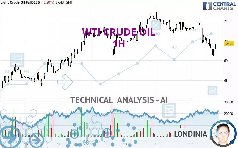 WTI CRUDE OIL - 1H