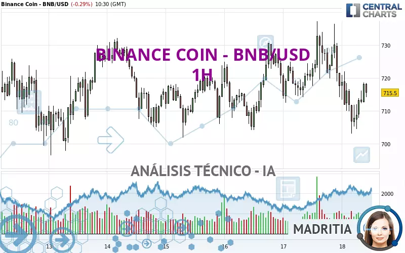 BINANCE COIN - BNB/USD - 1H