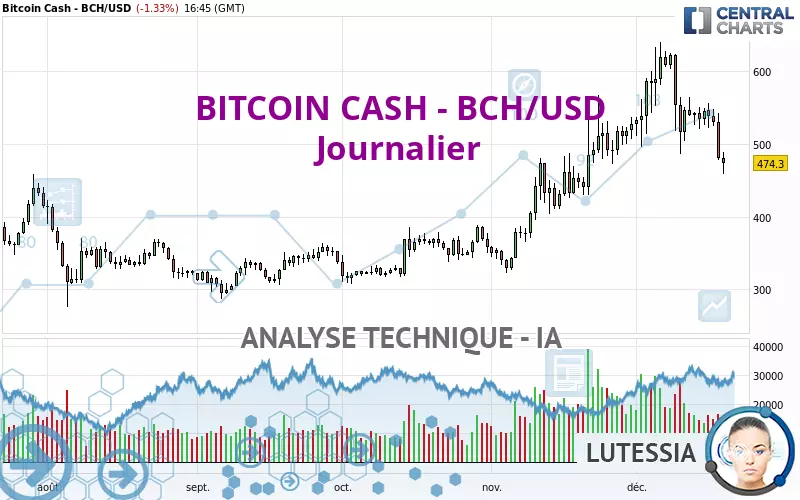 BITCOIN CASH - BCH/USD - Journalier