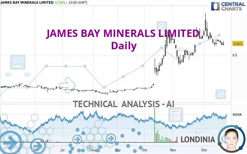 JAMES BAY MINERALS LIMITED - Daily