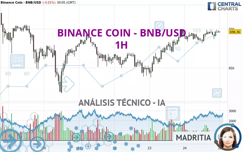 BINANCE COIN - BNB/USD - 1H