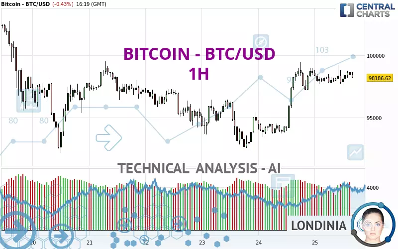 BITCOIN - BTC/USD - 1 uur