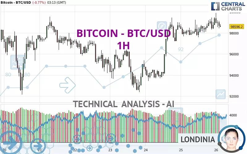 BITCOIN - BTC/USD - 1 Std.