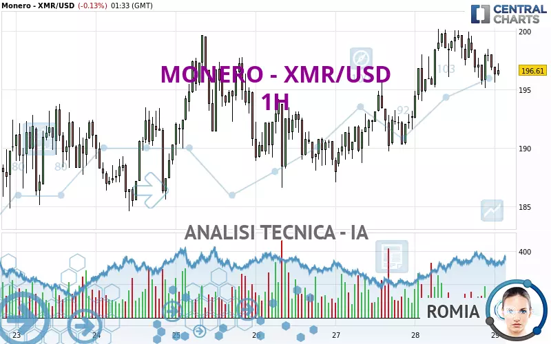 MONERO - XMR/USD - 1 Std.