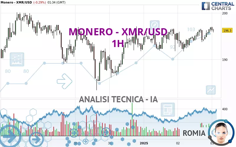 MONERO - XMR/USD - 1H