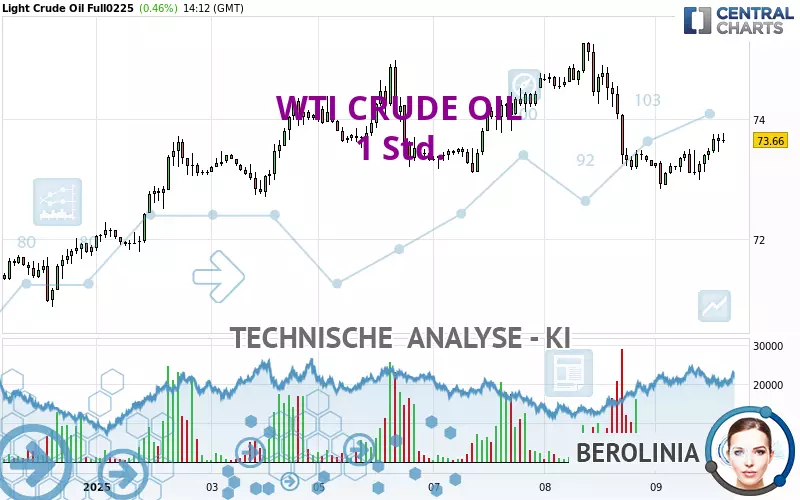 WTI CRUDE OIL - 1H