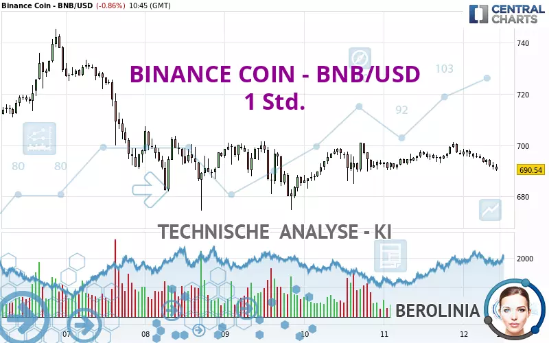 BINANCE COIN - BNB/USD - 1H