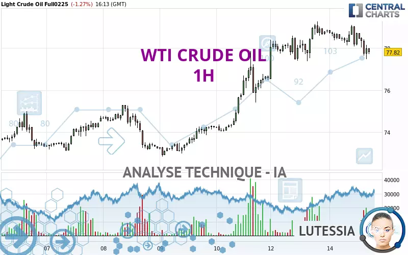 WTI CRUDE OIL - 1H