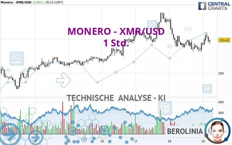 MONERO - XMR/USD - 1 Std.