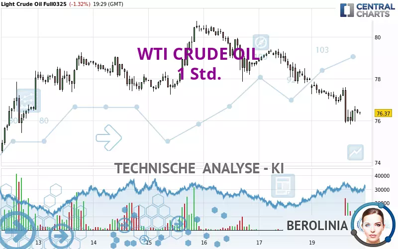 WTI CRUDE OIL - 1H