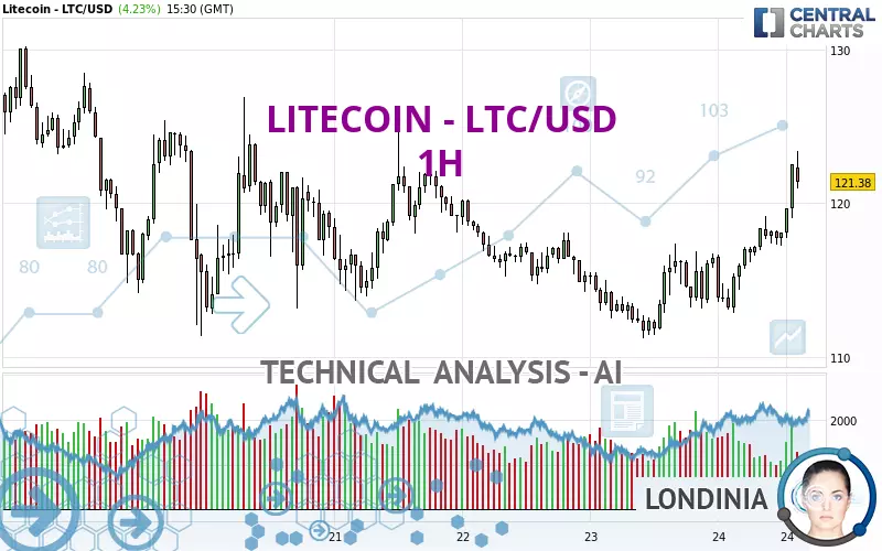 LITECOIN - LTC/USD - 1 Std.