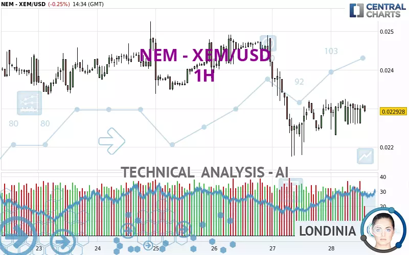 NEM - XEM/USD - 1H