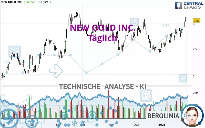 NEW GOLD INC. - Täglich