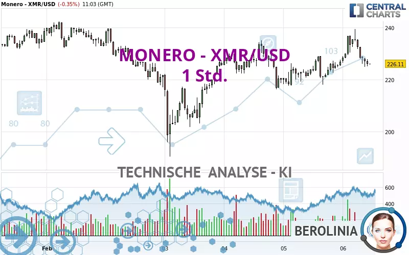 MONERO - XMR/USD - 1 Std.