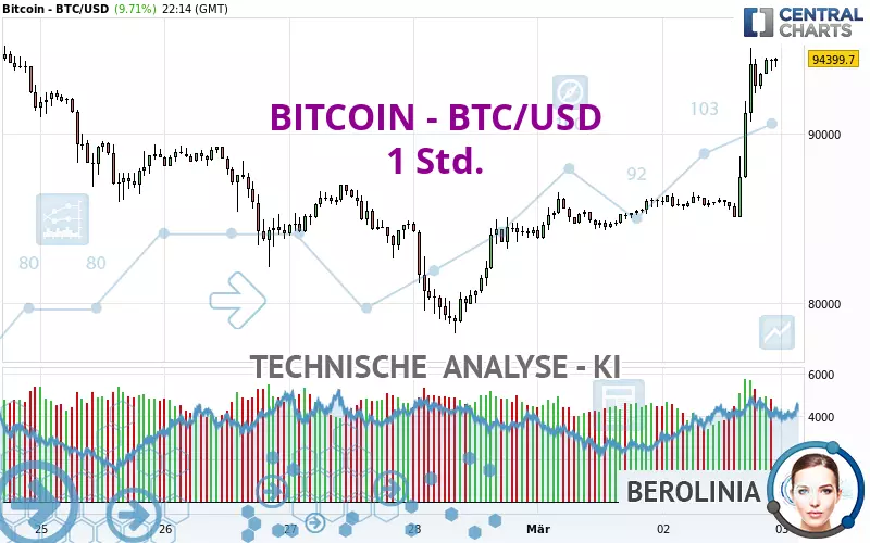 BITCOIN - BTC/USD - 1 Std.