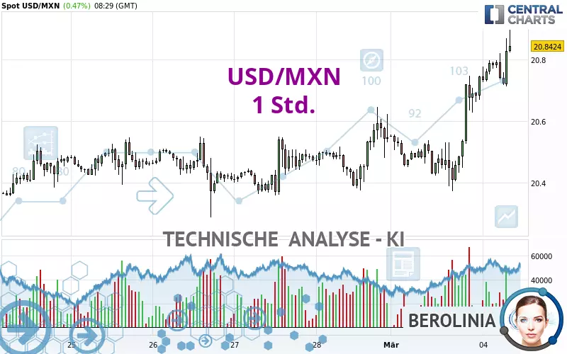 USD/MXN - 1 Std.