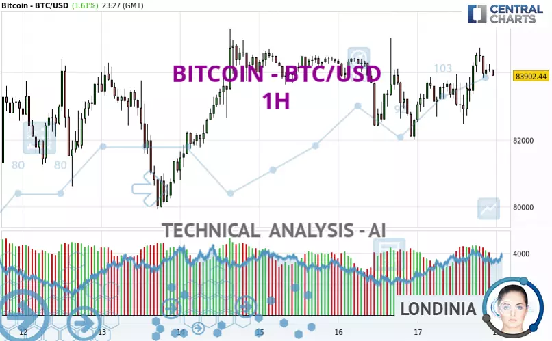 BITCOIN - BTC/USD - 1 uur