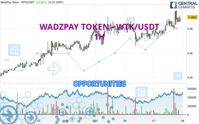 WADZPAY TOKEN - WTK/USDT - 1H