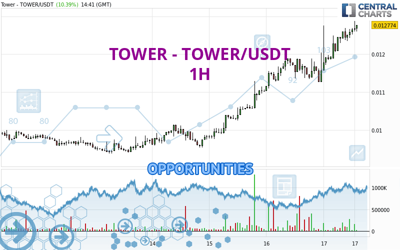 TOWER - TOWER/USDT - 1 uur