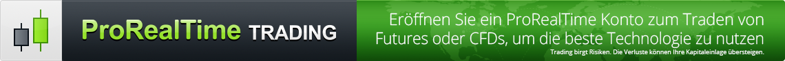 Eröffnen Sie ein ProRealTime konto zum Traden von Futures oder CFDs, um die beste Technologie zu nutzen