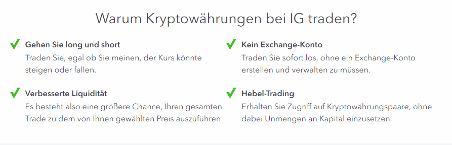 Warum Kryptowährungen bei IG traden